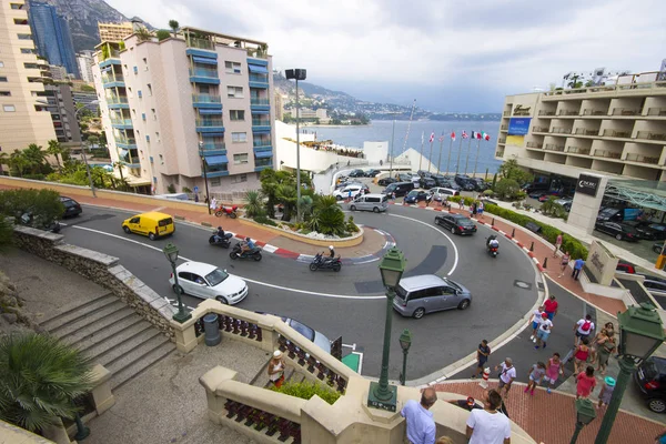 Fairmont Hairpin Loews Curve Famous Section Monaco Grand Prix Slowest — Stock Photo, Image