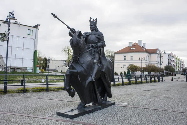 Estatua Ecuestre Casimiro Jagellón Kazimierz Jagiellonczyk Gran Duque Lituania Rey — Foto de Stock