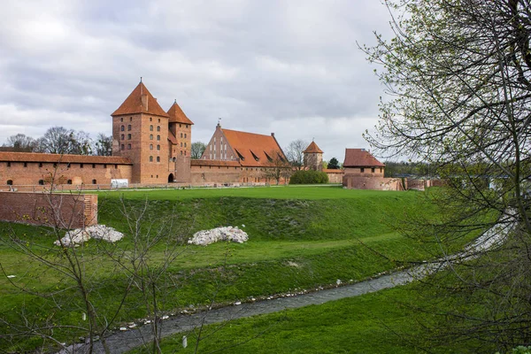 Zamek Krzyżacki Malborku Dziedzictwo Unesco 1997 Roku — Zdjęcie stockowe