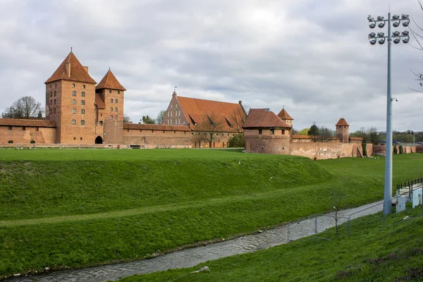 Zamek Krzyżacki Malborku Dziedzictwo Unesco 1997 Roku — Zdjęcie stockowe