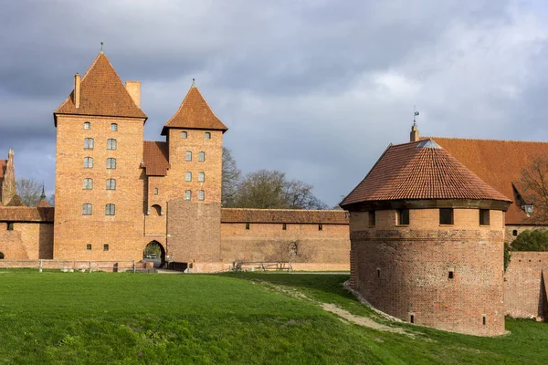 Castillo Orden Teutónica Malbork Polonia Patrimonio Humanidad Desde 1997 — Foto de Stock