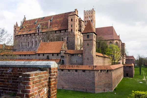 Zamek Krzyżacki Malborku Dziedzictwo Unesco 1997 Roku — Zdjęcie stockowe