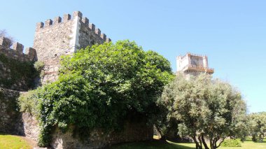 Beja, Alentejo bölgesi Portekizce kentinde bir ortaçağ kalesi Beja Castle.