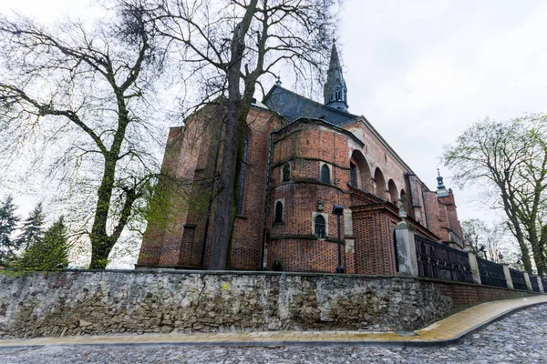 Bazylika Katedralna Narodzenia Najświętszej Maryi Panny Sandomierzu Polska Kościół Gotycki — Zdjęcie stockowe