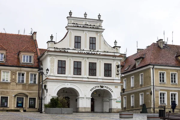 Poczta Główna Sandomierz Polska — Zdjęcie stockowe