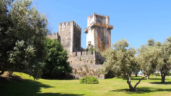 Alentejo 지역에서의 포르투갈 도시에는 성곽의 — 스톡 사진