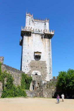 Beja, Alentejo bölgesi Portekizce kentinde bir ortaçağ kalesi Beja Castle.
