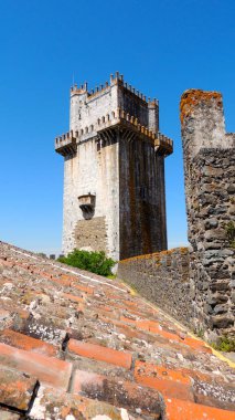 Beja, Alentejo bölgesi Portekizce kentinde bir ortaçağ kalesi Beja Castle.