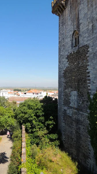 Die Burg Von Beja Eine Mittelalterliche Burg Der Portugiesischen Stadt — Stockfoto