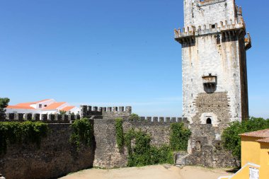 Beja, Alentejo bölgesi Portekizce kentinde bir ortaçağ kalesi Beja Castle.