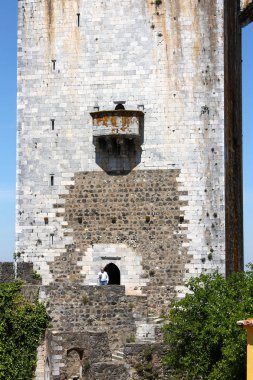 Beja, Alentejo bölgesi Portekizce kentinde bir ortaçağ kalesi Beja Castle.