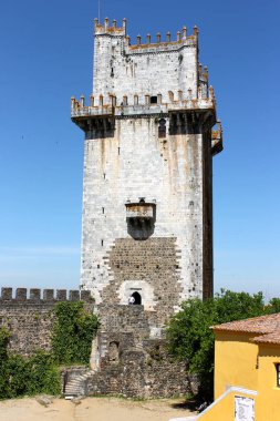 Beja, Alentejo bölgesi Portekizce kentinde bir ortaçağ kalesi Beja Castle.