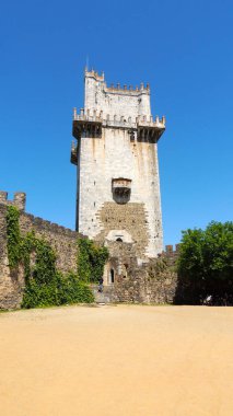 Beja, Alentejo bölgesi Portekizce kentinde bir ortaçağ kalesi Beja Castle.