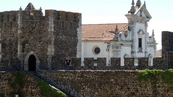 Beja Alentejo Bölgesi Portekizce Kentinde Bir Ortaçağ Kalesi Beja Castle — Stok fotoğraf