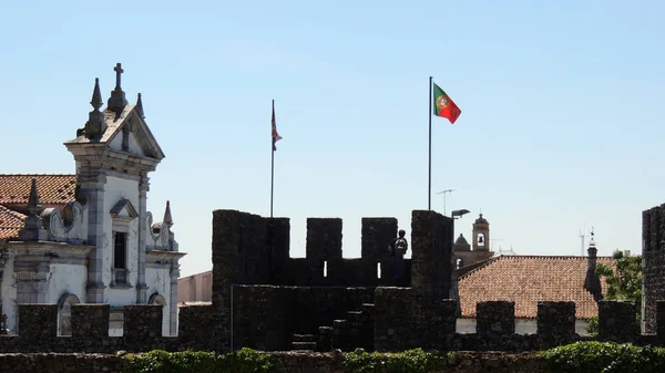 Beja Alentejo Bölgesi Portekizce Kentinde Bir Ortaçağ Kalesi Beja Castle — Stok fotoğraf