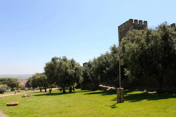 贝雅的城堡 葡萄牙城市贝雅的中世纪城堡 在阿连特茹地区 — 图库照片