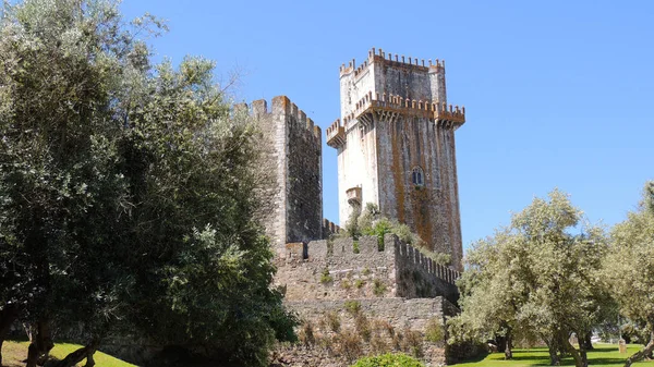 Die Burg Von Beja Eine Mittelalterliche Burg Der Portugiesischen Stadt — Stockfoto