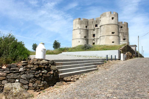 Castle Evoramonte Portuguese Castle Civil Parish Evora Monte Estremoz Alentejo — Stock Photo, Image