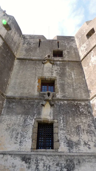 Замок Evoramonte Португальський Замок Цивільних Парафії Evora Монте Estremoz Алентежу — стокове фото