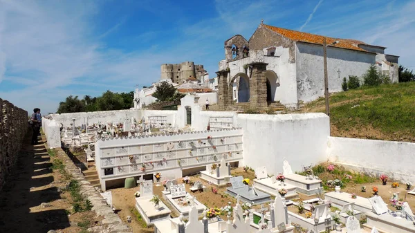 Church Cemetery Evora Monte Portuguese Town Alentejo Region — Stock Photo, Image