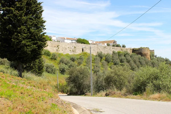 Väggar Och Befästningar Evora Monte Muromgärdad Stad Regionen Alentejo Portugal — Stockfoto