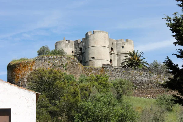 Castello Evoramonte Castello Portoghese Nella Parrocchia Civile Evora Monte Estremoz — Foto Stock