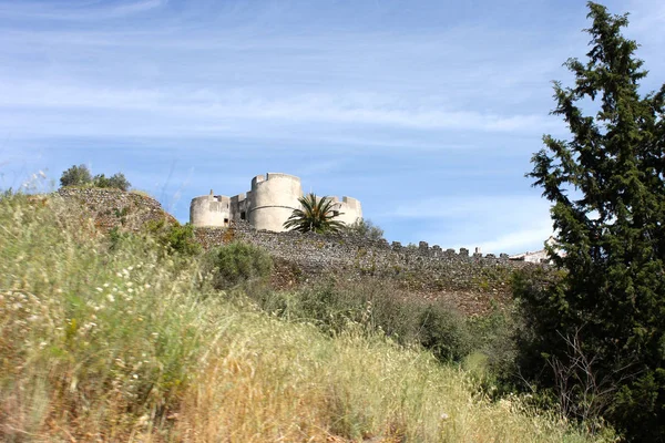 Falak Erődítmények Evora Monte Fallal Körülvett Város Alentejo Portugáliában — Stock Fotó