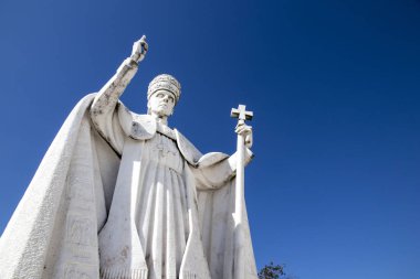 Papa Pius XII, Eugenio Maria Giuseppe Giovanni Pacelli, tapınak Sanctuary of Our Lady, Fatima, Portekiz tarihi heykeli