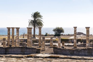 Baelo Claudia, Andalusia, Güney İspanya içinde Bolonia köyü yakınındaki dışında Tarifa, antik bir Roma kenti kalıntıları