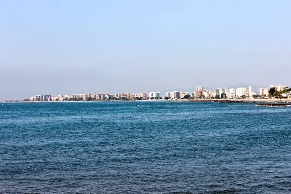 Plaży Torreon Benicassim Kurorcie Wybrzeżu Costa Del Azahar Prowincji Castello — Zdjęcie stockowe