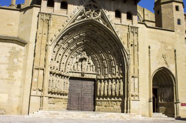 Başkalaşım Rab, olarak da bilinen Katedrali, Saint Mary Huesca, Huesca, Aragon, Kuzey-Doğu İspanya Gotik kilise kutsal Katedrali
