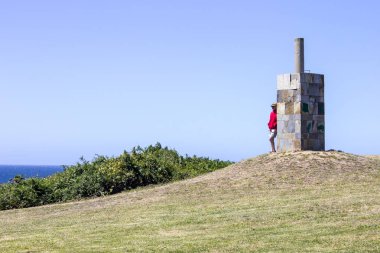 Illa gökhan Ribadeo, İspanya, Galiçya ve Asturias arasındaki sınır sınırlandırır Eo Haliç koruyan iki fenerler ile güzel bir ada.