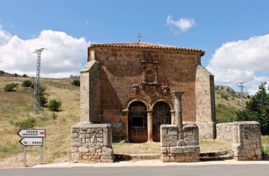 Ermita del Humilladero, eski bir hermitage kilise Medinaceli, Kastilya ve Leon, İspanya