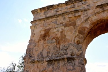 Antik Roma arch kapısı Medinaceli, Kastilya ve Leon, İspanya