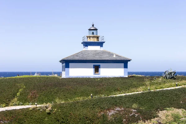 Illa Pancha Ribadeo Spagna Una Bellissima Isola Con Due Fari — Foto Stock