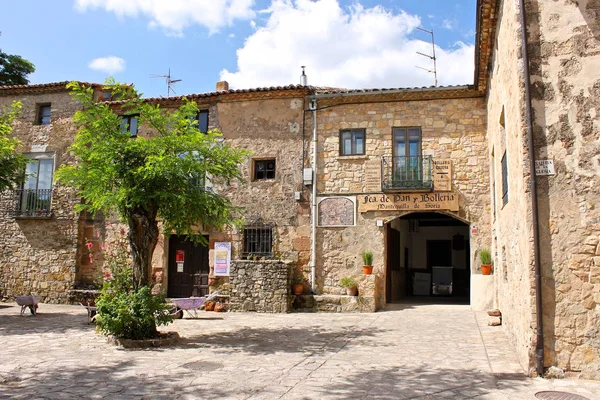 Una Delle Strade Della Città Medievale Medinaceli Spagna Estate 2014 — Foto Stock