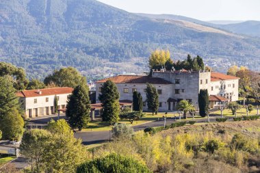 Castelo de Monterrei, karakol kasaba, Galiçya, İspanya yakınındaki bir parador otel