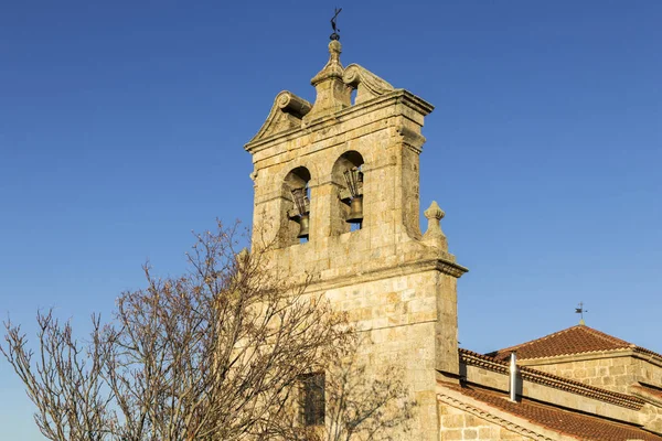 Iglesia Nuestra Señora Asunción Peleas Arriba Pequeño Pueblo Provincia Zamora — Foto de Stock