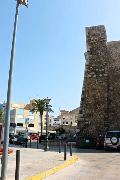 Murs Peniscola Une Ville Province Castello Communauté Valencienne Espagne — Photo