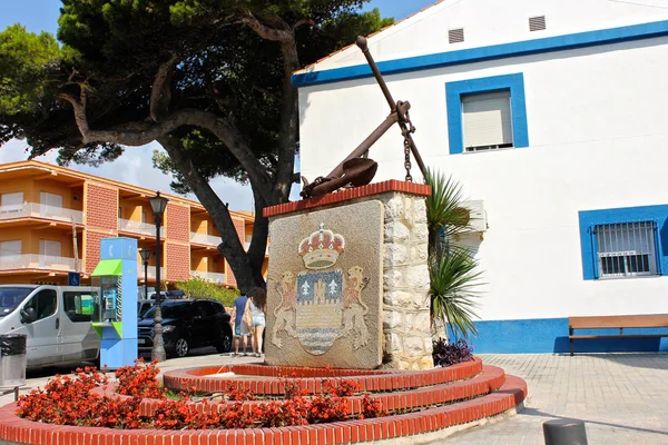 Wapen Van Montepulciano Een Stadje Provincie Van Castello Valencia Spanje — Stockfoto