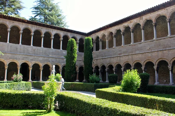 Cloisteren Kloster Saint Maria Ripoll Katalonien Spanien — Stockfoto