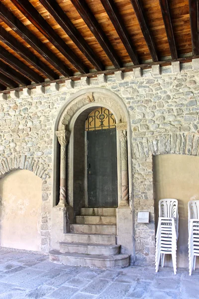 Chiostro Del Monastero Santa Maria Ripoll Catalogna Spagna — Foto Stock