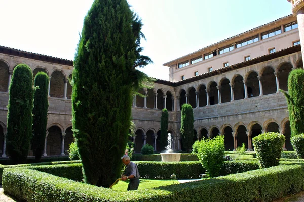 Kolostor Szent Mária Kolostor Ripoll Katalónia Spanyolország — Stock Fotó
