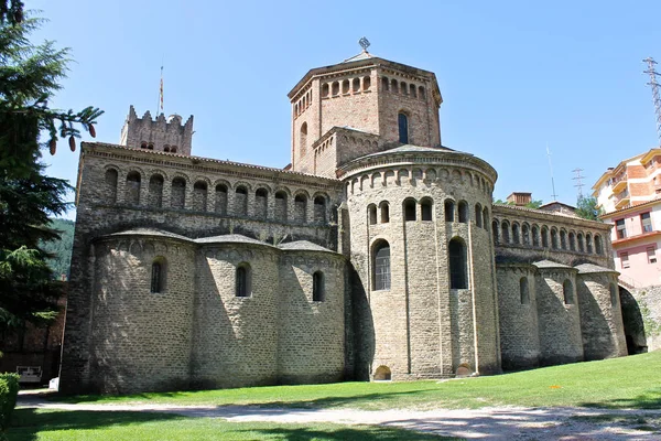 Apsis Lub Absydą Klasztor Najświętszej Marii Panny Ripoll Hiszpania — Zdjęcie stockowe