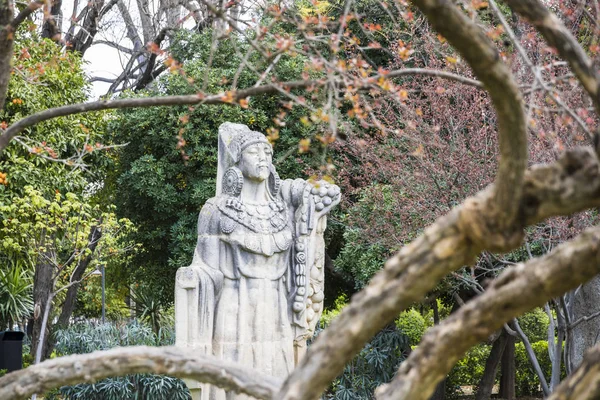 Seville Spain Statue Dama Iberica Dama Ibera Iberian Lady Jardin — Stock Photo, Image