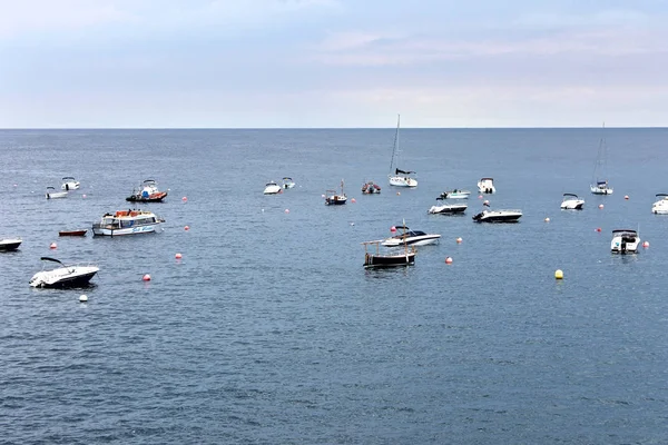 Vistas Costa Mediterránea Desde Tossa Mar Cataluña España — Foto de Stock