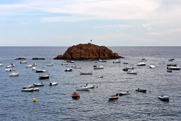 Uitzicht Middellandse Zee Kust Van Tossa Mar Catalonië Spanje — Stockfoto