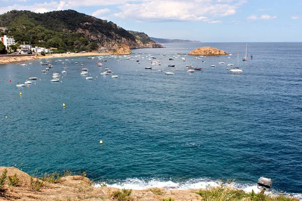 Uitzicht Middellandse Zee Kust Van Tossa Mar Catalonië Spanje — Stockfoto