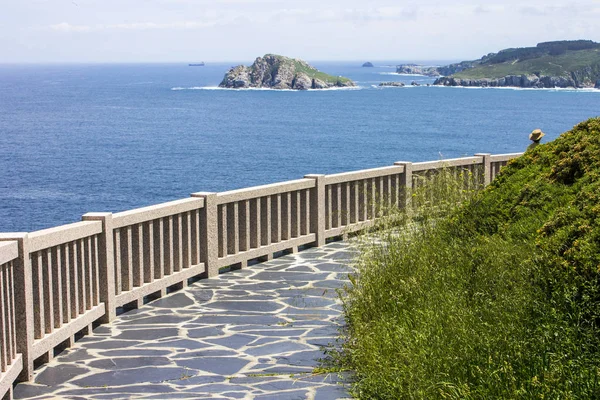 Paisaje Punta Roncadoira Xove Galicia España — Foto de Stock