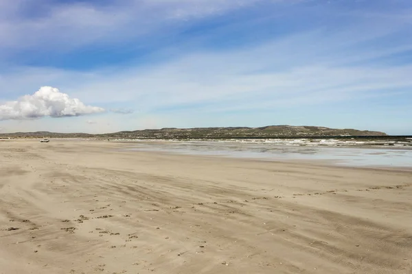 Benone Strand Também Chamado Downhill Beach Uma Grande Faixa Areia — Fotografia de Stock